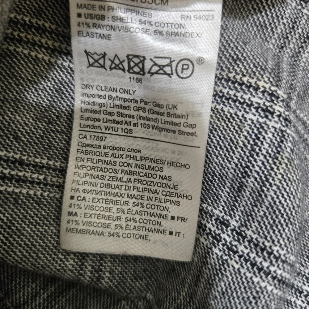 Banana Republic Gray Plaid Midi Dress Like New Cond. - Picture 6 of 8
